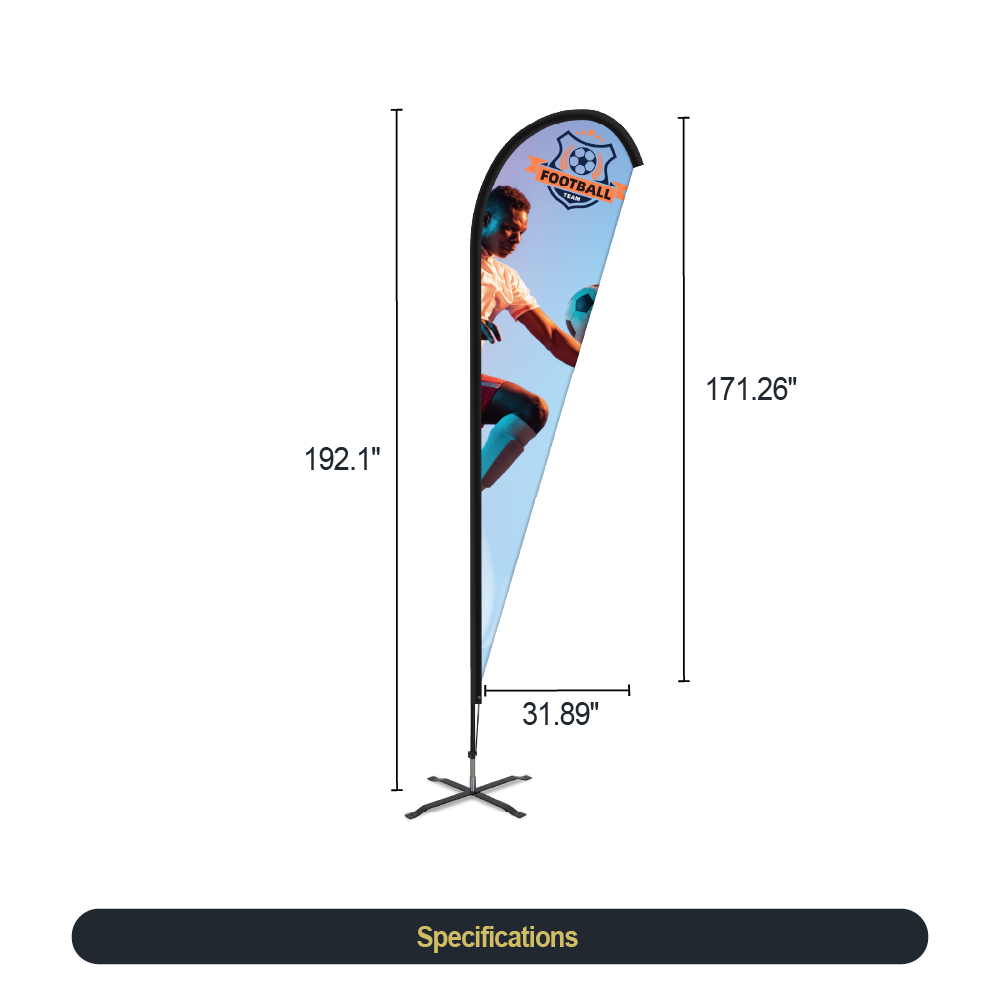 Teardrop Feather Flag