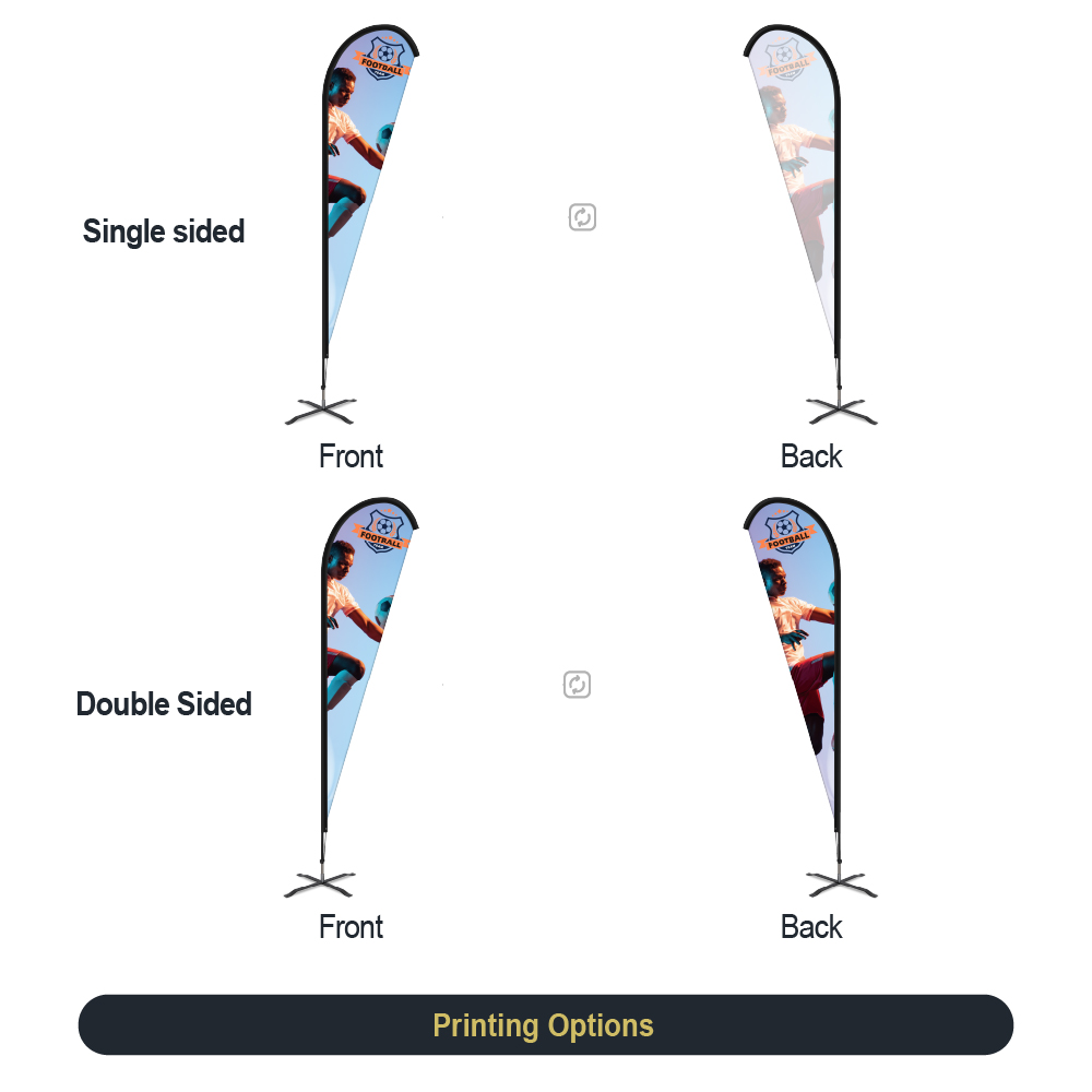Teardrop Feather Flag