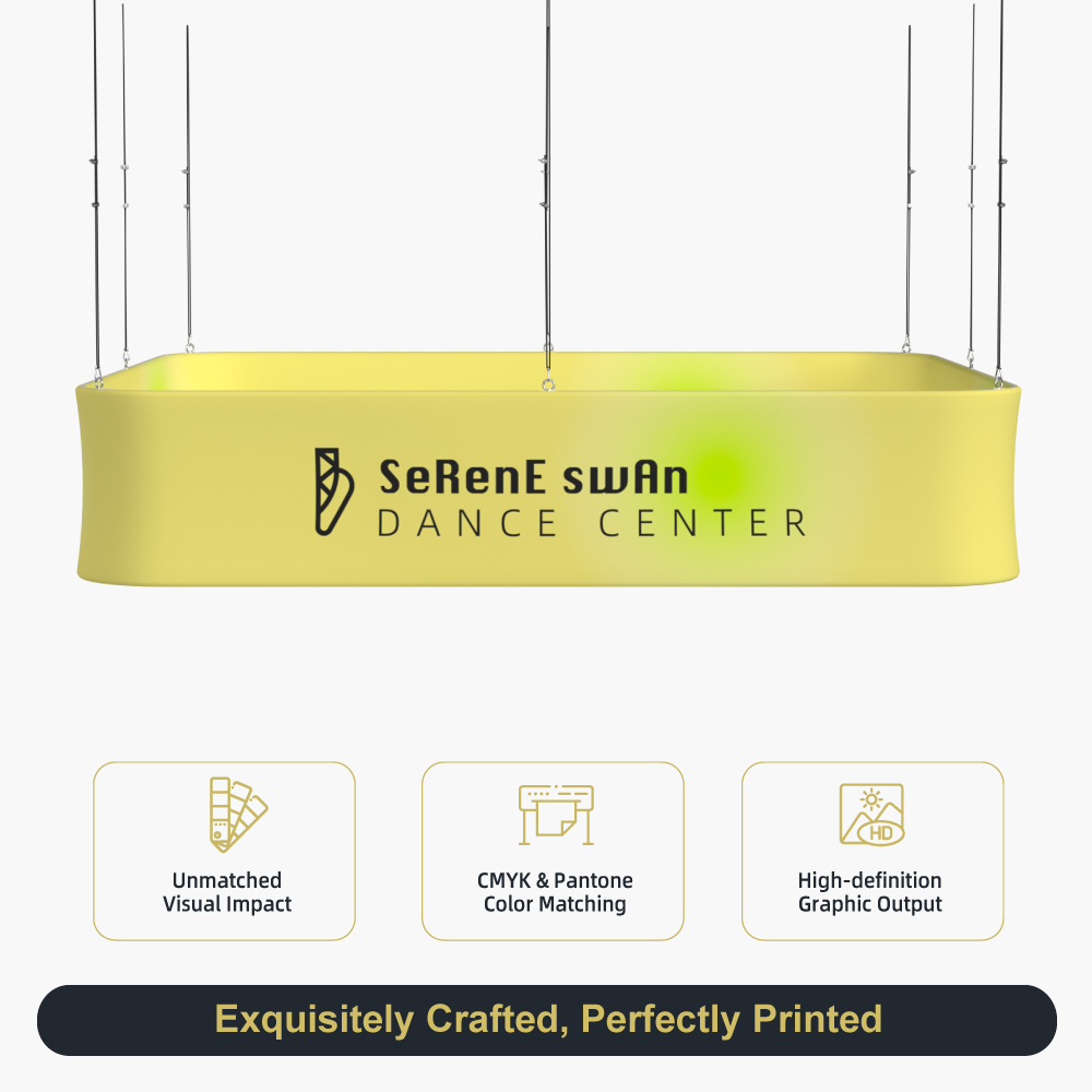 Skytube Round Corner Rectangle Hanging Banner