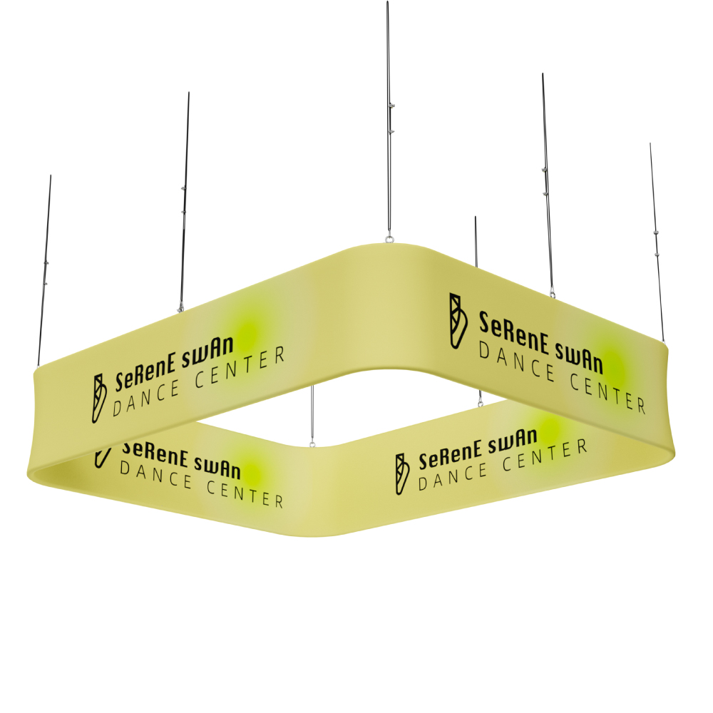 Skytube Round Corner Rectangle Hanging Banner