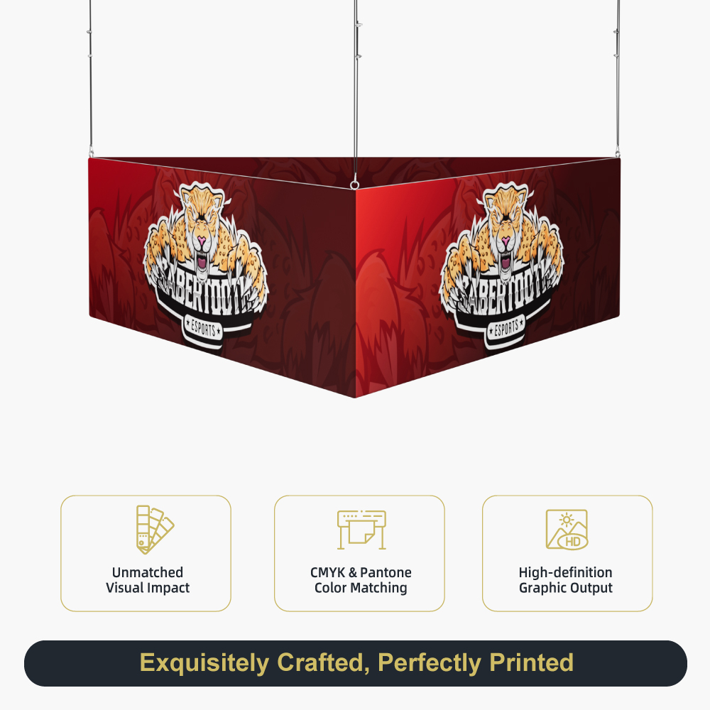 Skytube Triangle Hanging Banner