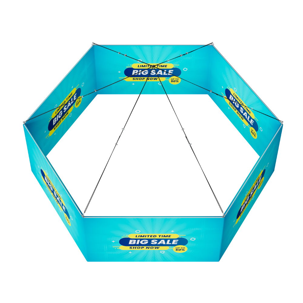 Skytube Hexagon Hanging Banner
