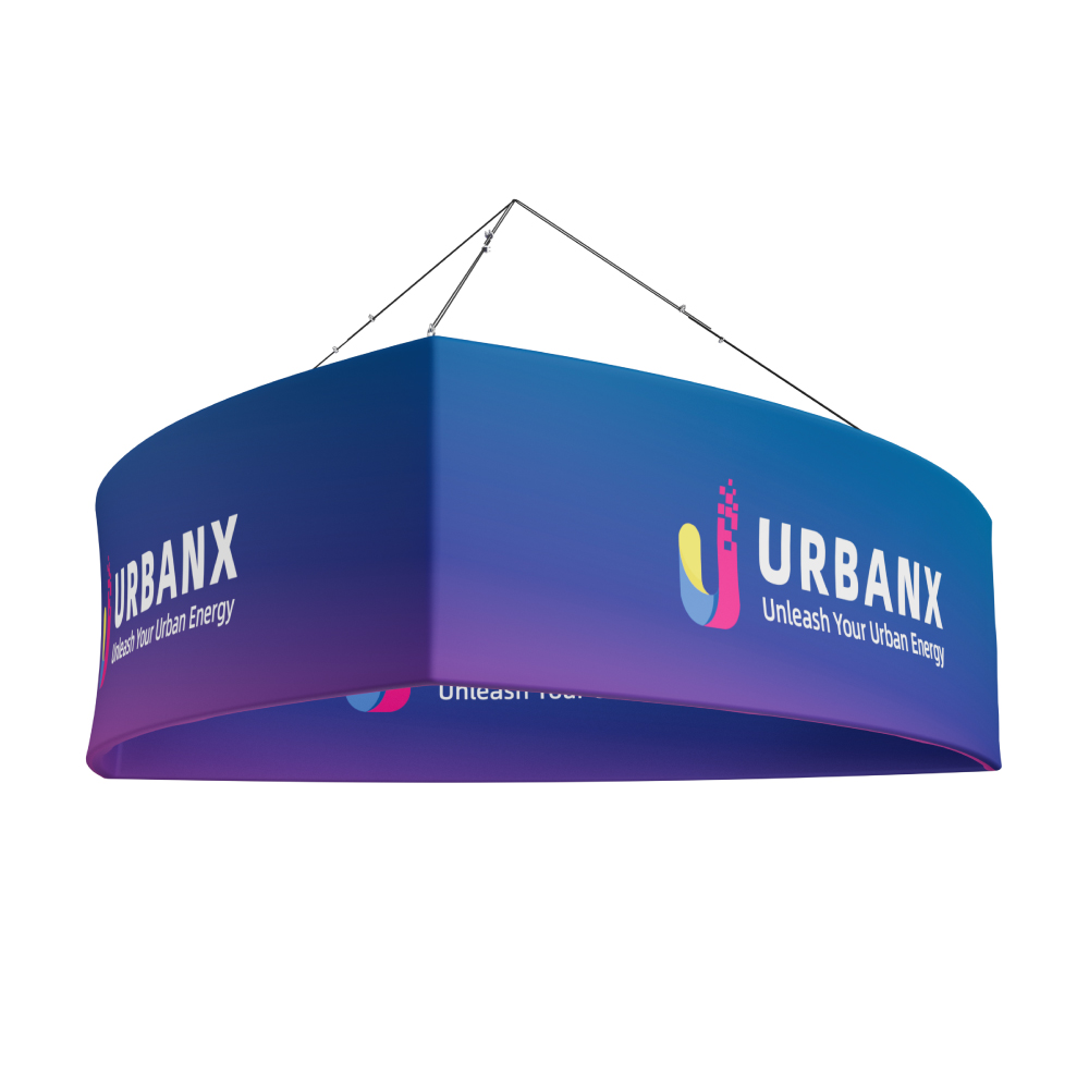 Skytube Curved Triangle Hanging Banner