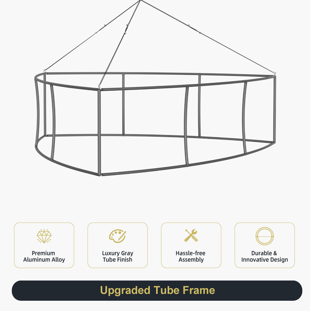 Skytube Curved Triangle Hanging Banner