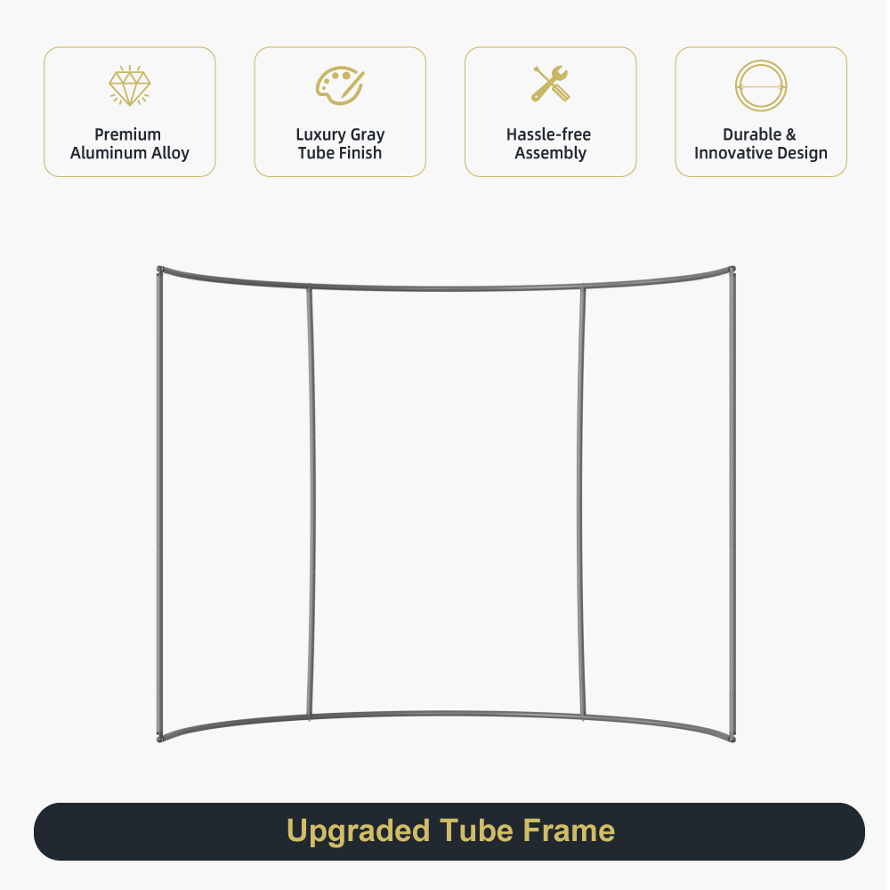 C-Shaped Fabric Backdrop