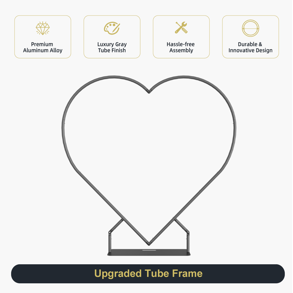 Heart Shaped Backdrop Stand