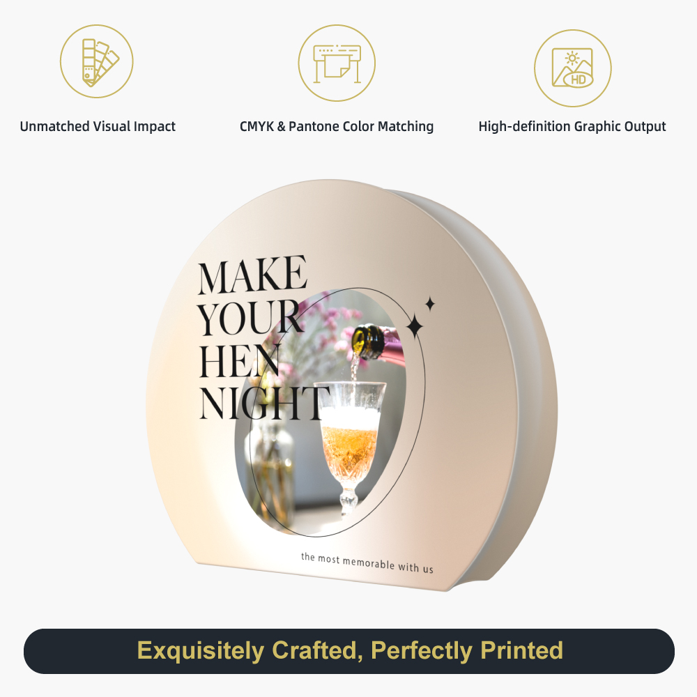 3D Circle Fabric Backdrop