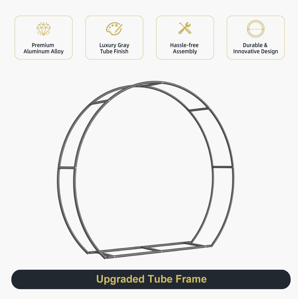 3D Circle Fabric Backdrop