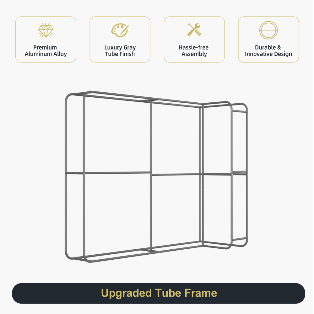 3D L-Shaped Fabric Backdrop