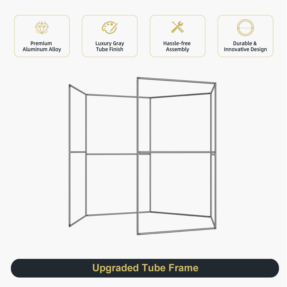 Hexagonal Photo Booth Enclosure