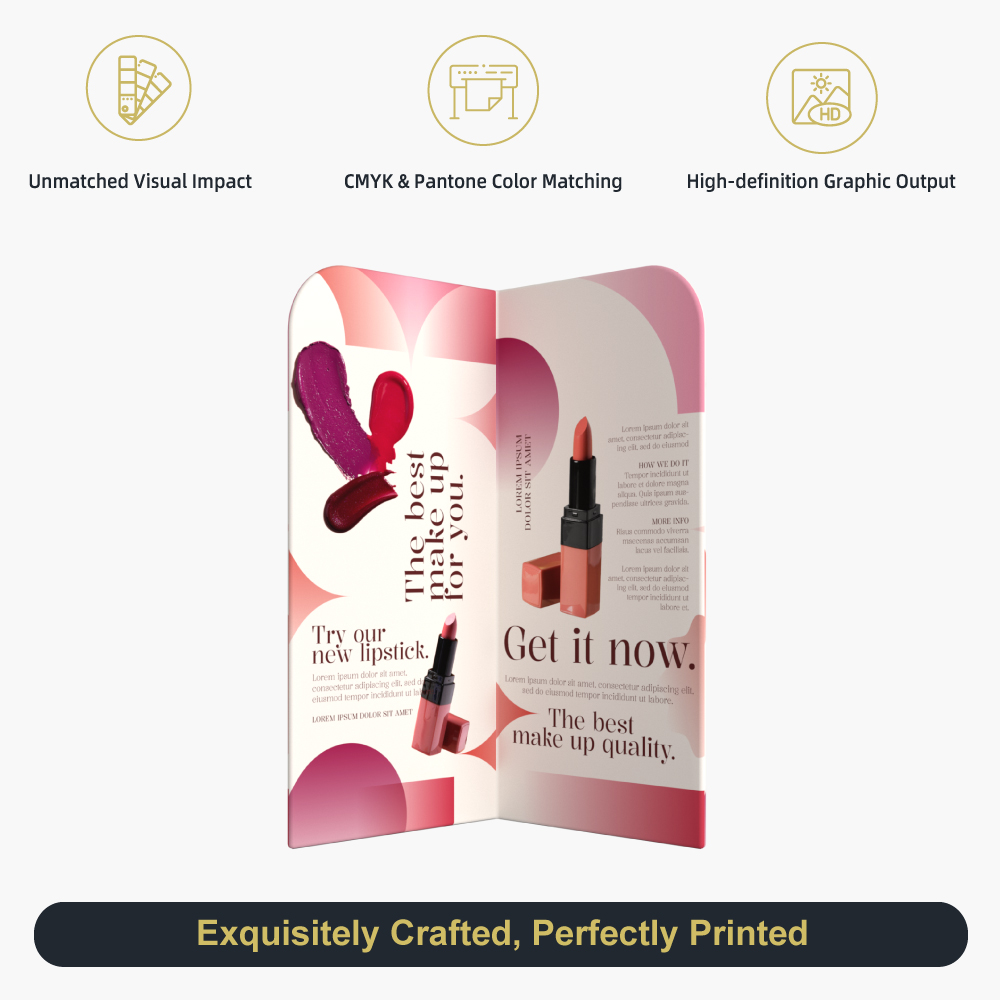 L-Shaped Round Corner Fabric Banner Stand
