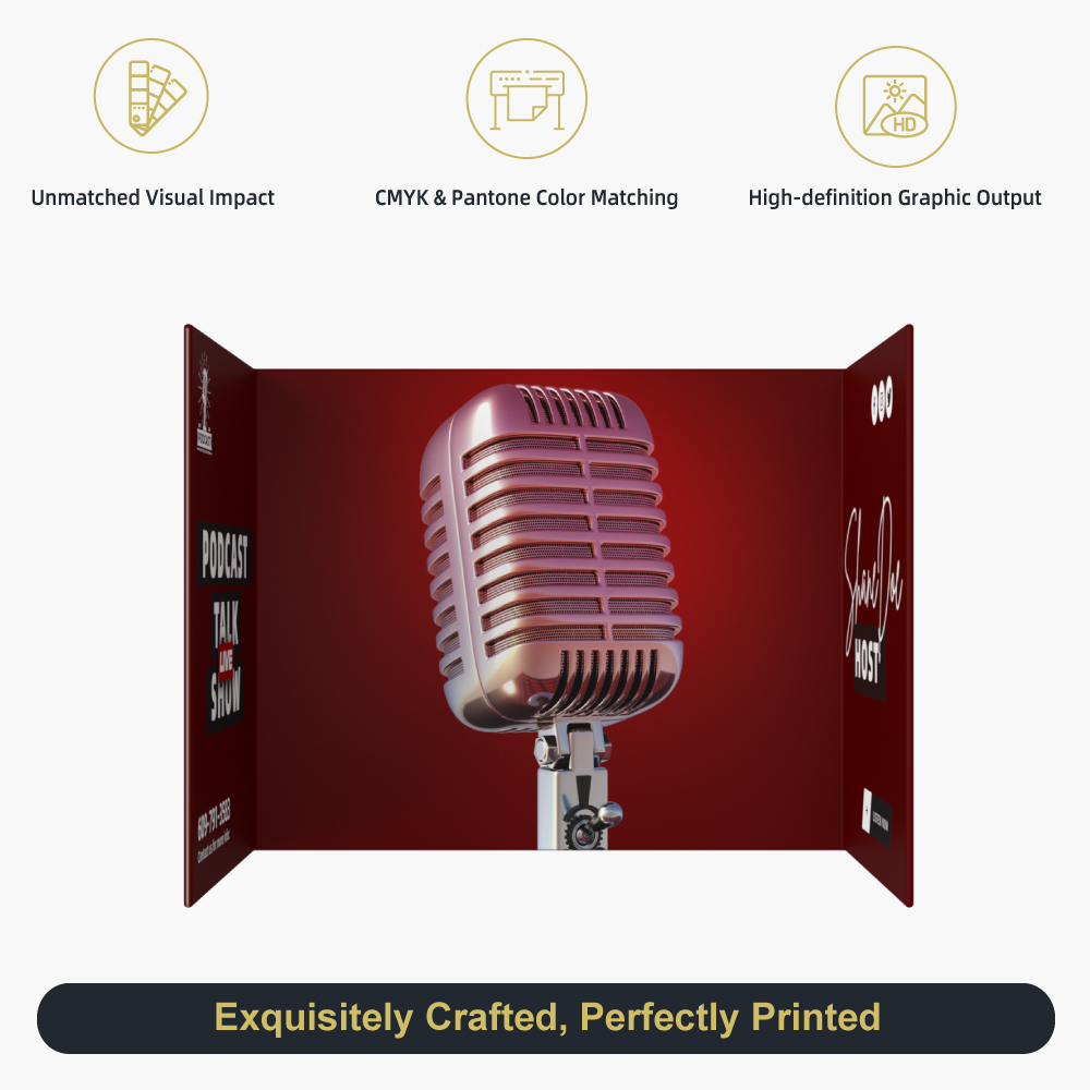 U-Shaped Fabric Backdrop