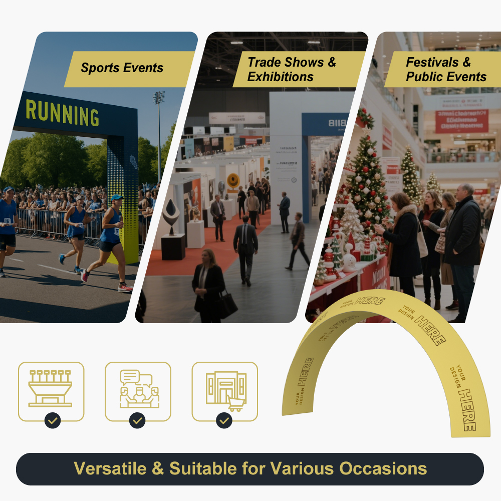 3D Triangular Arch Display