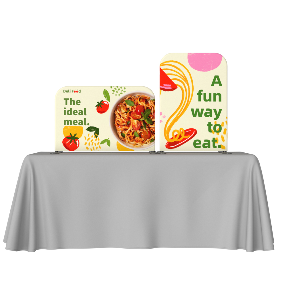 Tabletop Straight Banner Stand