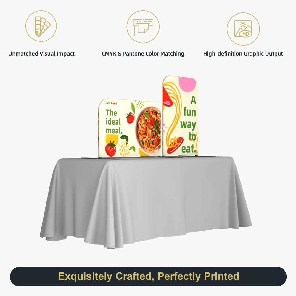 Tabletop Straight Banner Stand