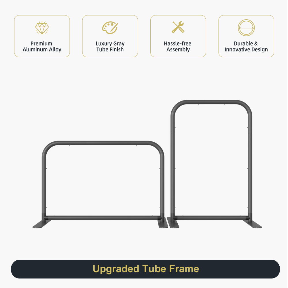 Tabletop Straight Banner Stand