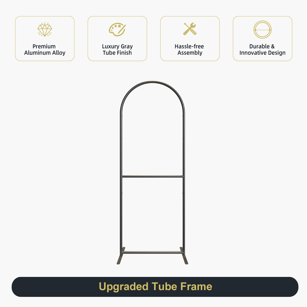 Magnetic Arch-Top Fabric Banner Stand