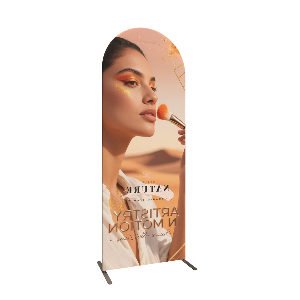 Magnetic Arch-Top Fabric Banner Stand