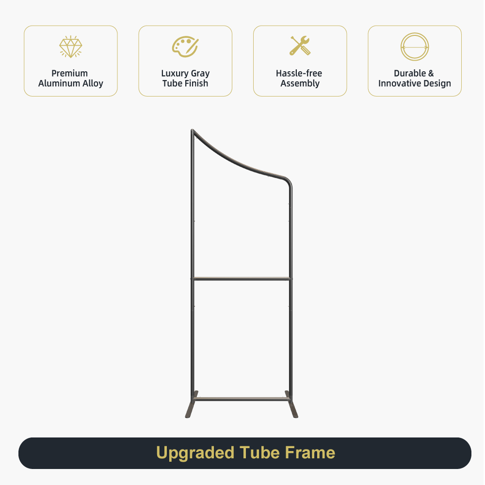 Magnetic Concave Slope-Top Fabric Banner Stand