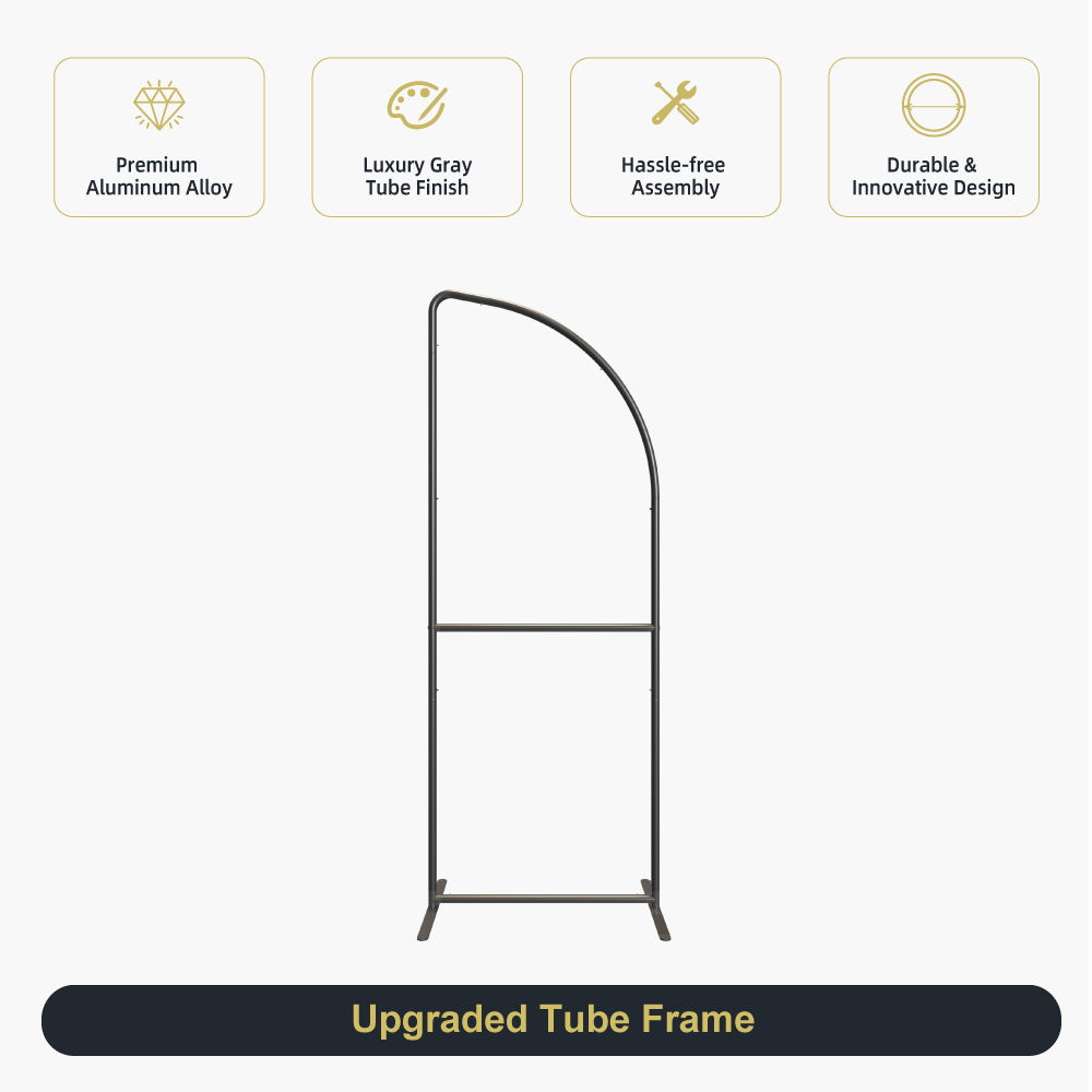 Magnetic Convex Slope-Top Fabric Banner Stand
