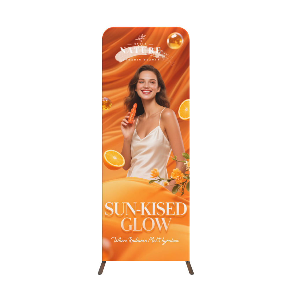 Magnetic Straight Fabric Banner Stand