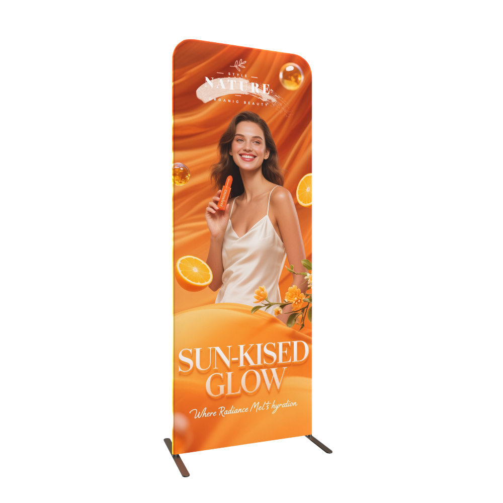 Magnetic Straight Fabric Banner Stand