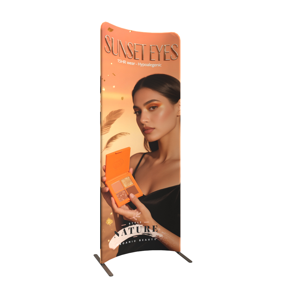 Magnetic Curved Fabric Banner Stand