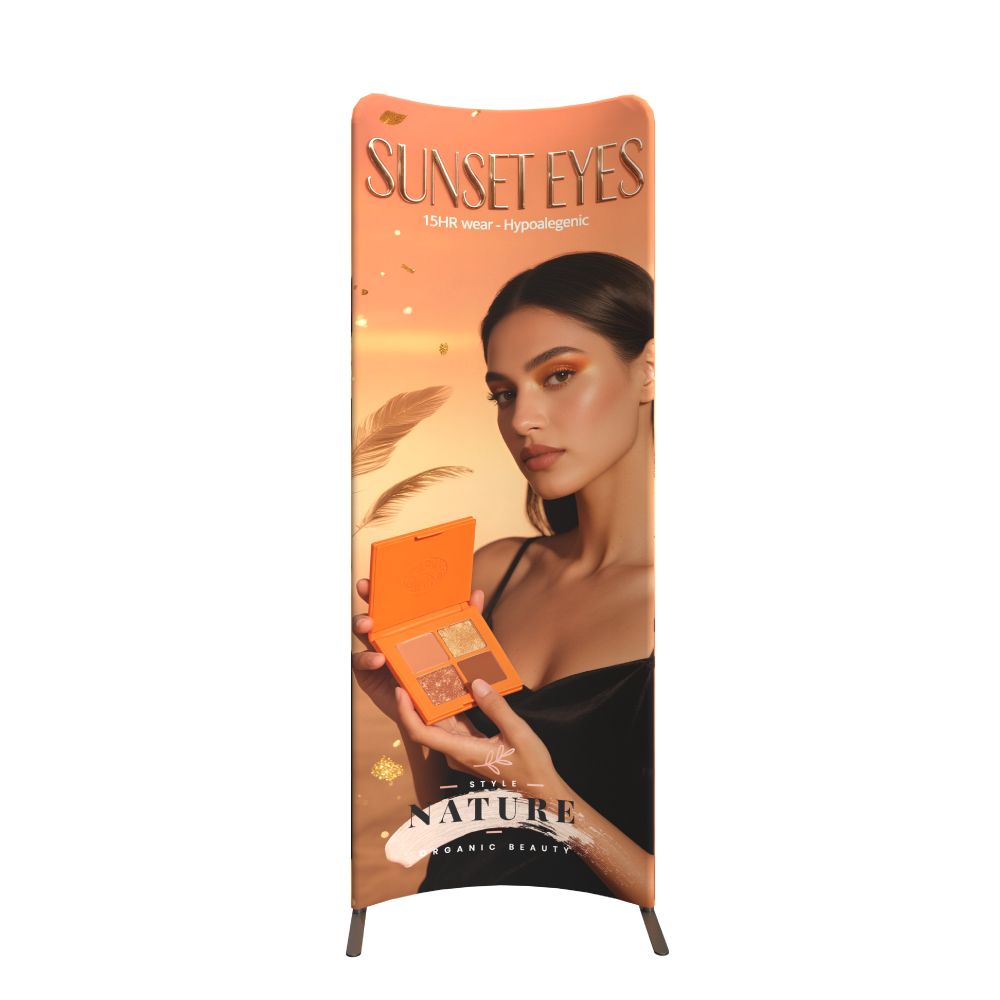 Magnetic Curved Fabric Banner Stand