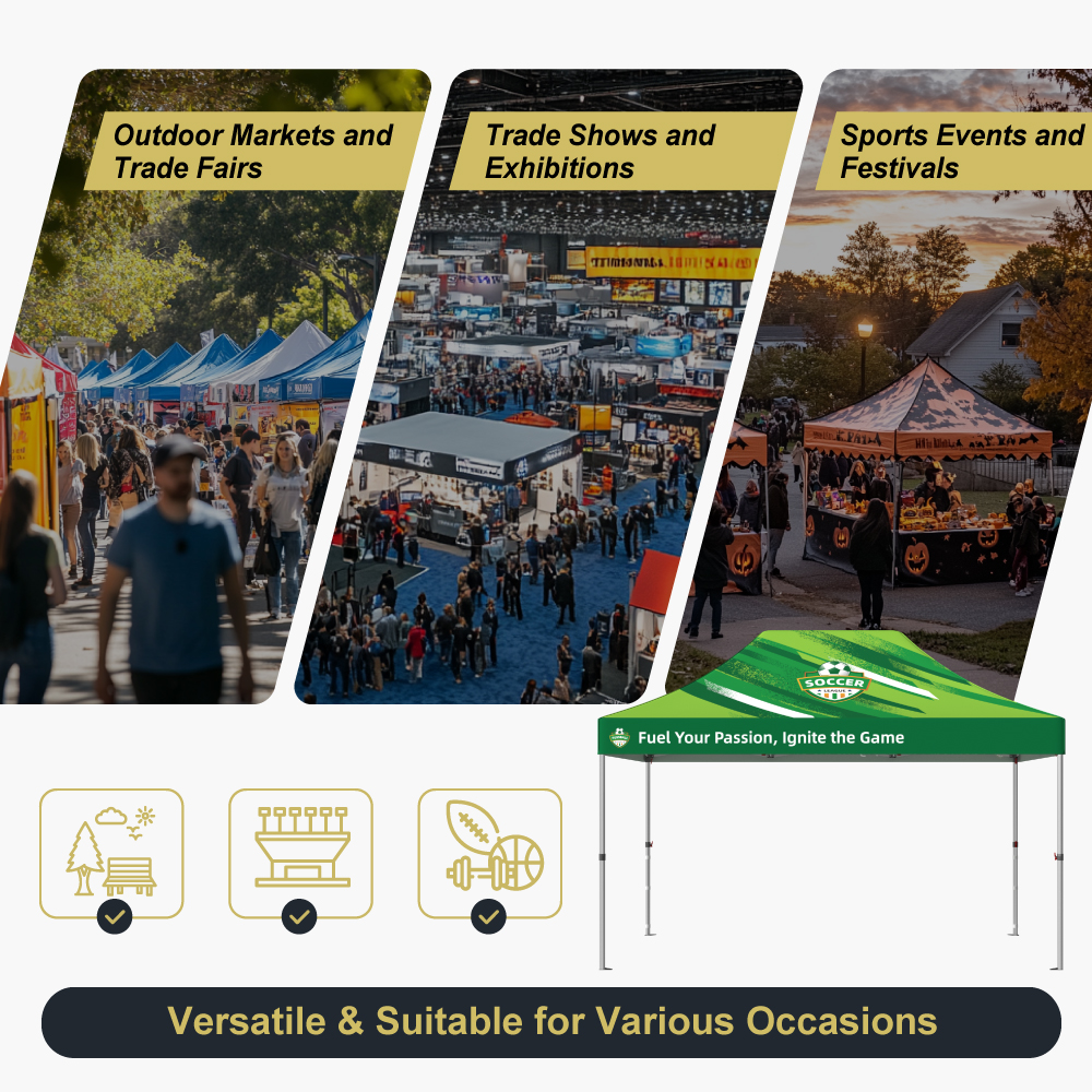 10x15 Custom Printed Canopy Tent