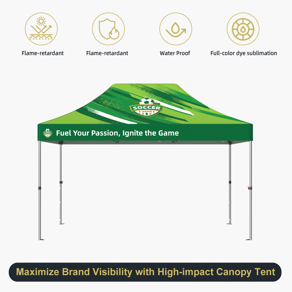 10x15 Custom Printed Canopy Tent