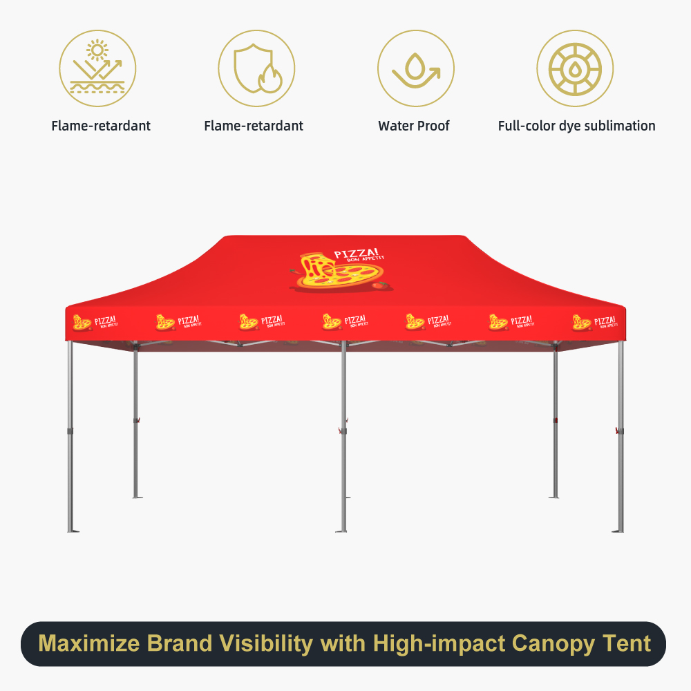 10x20 Custom Printed Canopy Tent