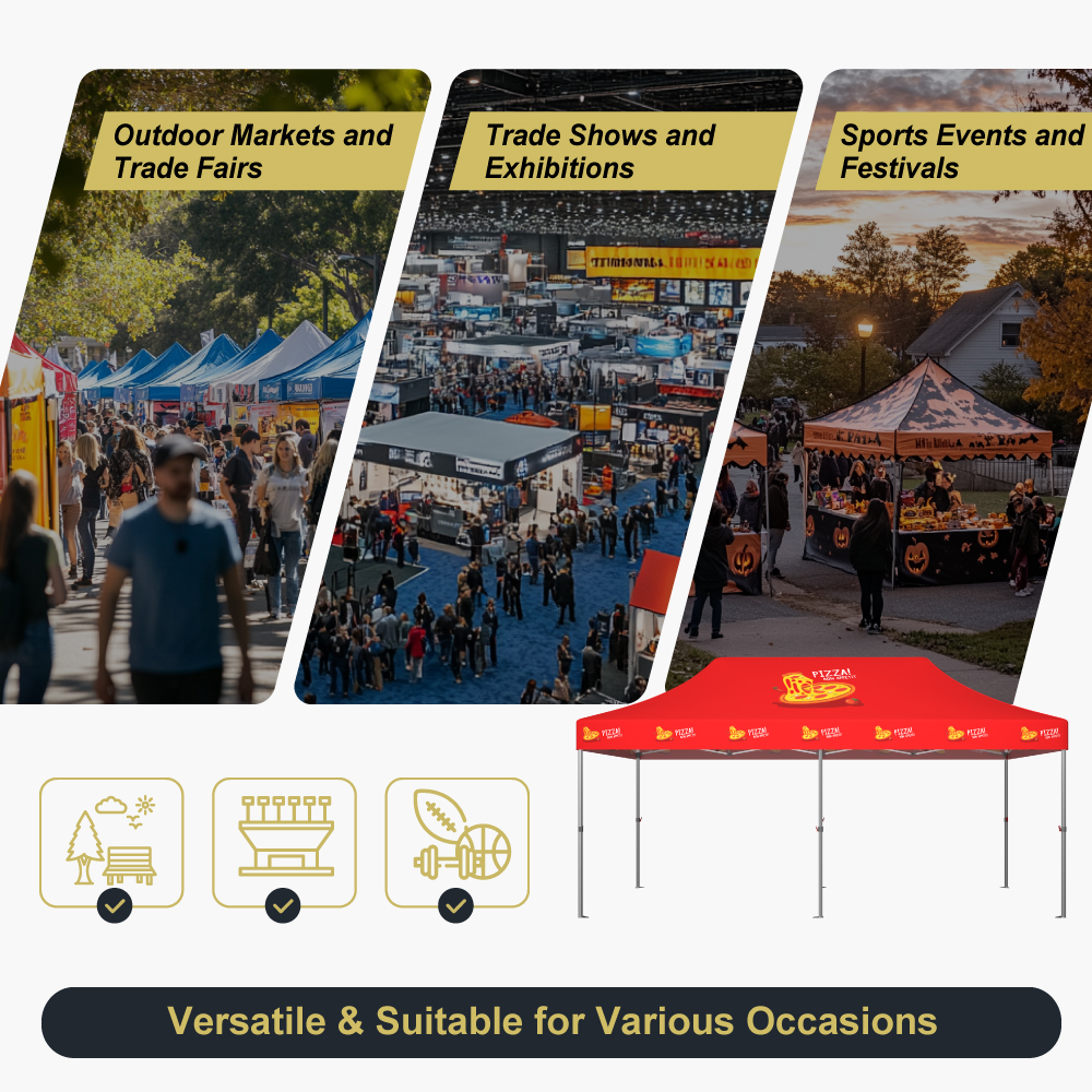 10x20 Custom Printed Canopy Tent