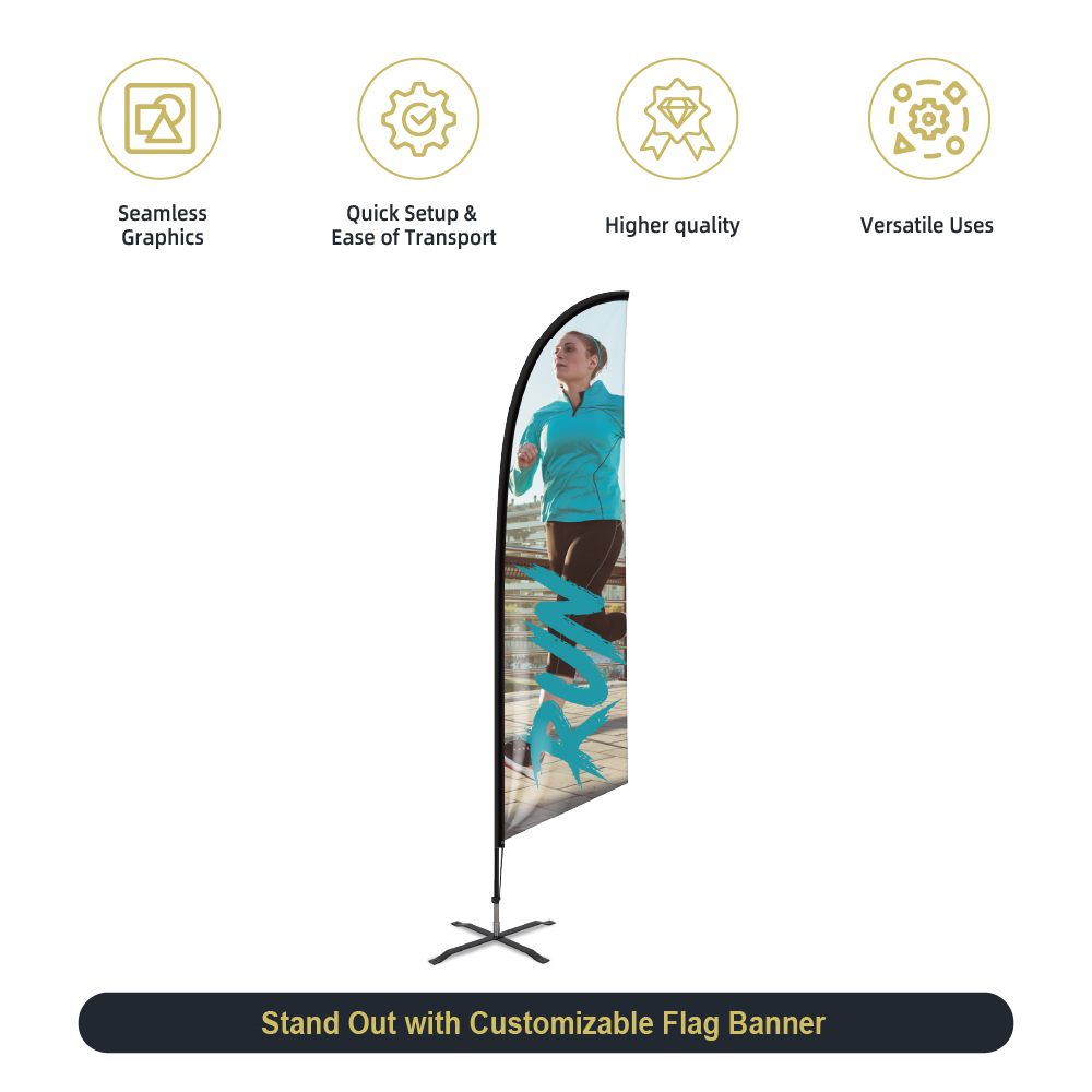 Angled Feather Flag