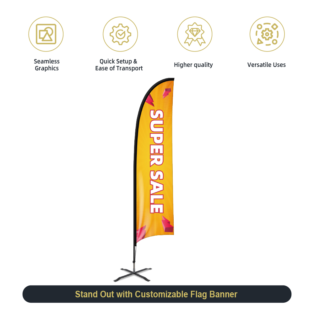 Concave Feather Flag