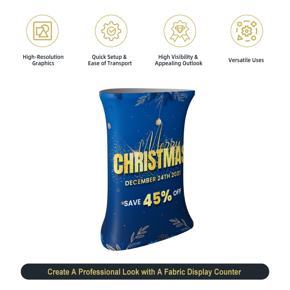 Triangle Fabric Display Counter