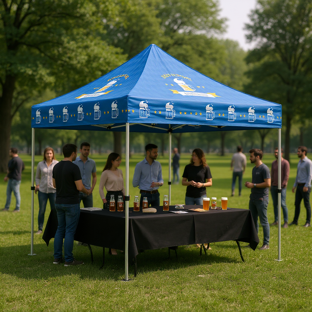10x10 Custom Printed Canopy Tent