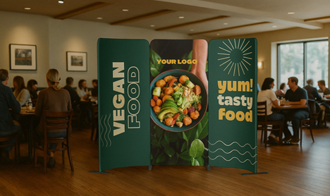Magnetic Fabric Banner Stands